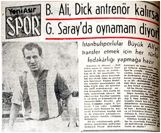 Ali Beratlıgil Galatasaraylı Büyük Ali Dinyakos